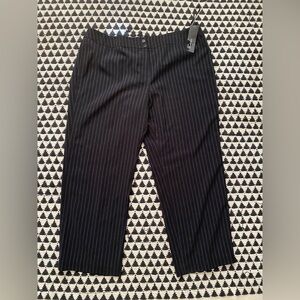 Women’s Black Pinstripe Pants